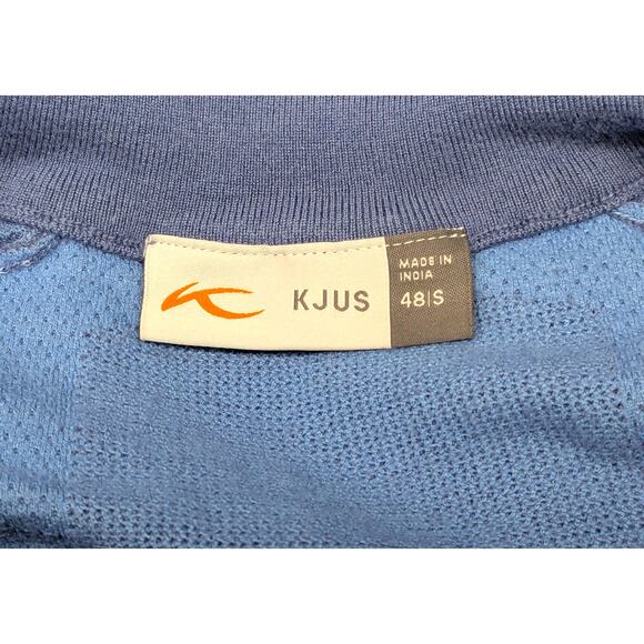 KJUS Men's Sweater - Blue, Freelite Kulm, Half Zip, Pullover, Size Small - Picture 2 of 4
